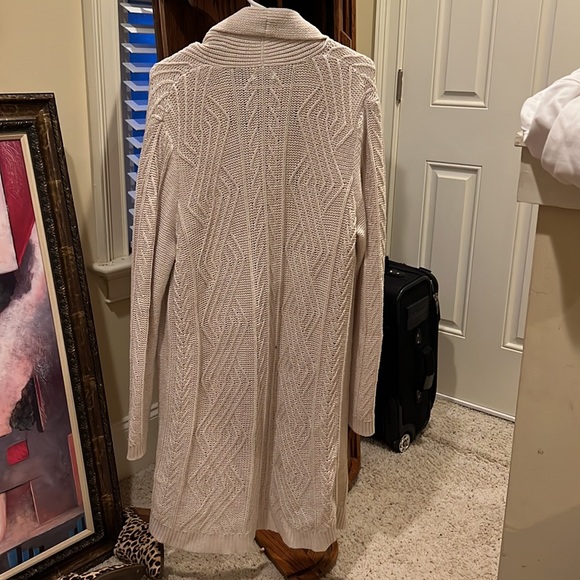 Long cream sweater - Picture 3 of 5